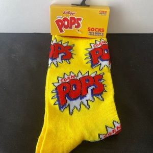 Kellogg’s Corn Pops Print Novelty Crew Socks - Men’s Size 6-12